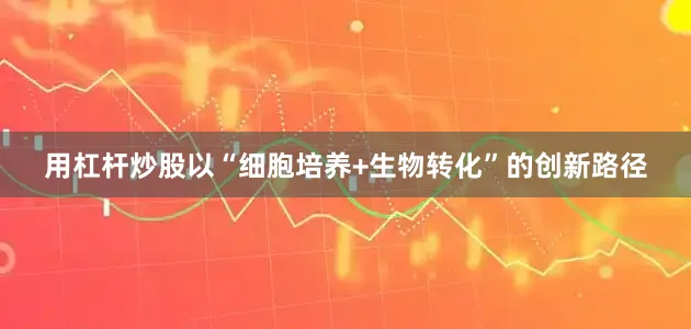 用杠杆炒股以“细胞培养+生物转化”的创新路径